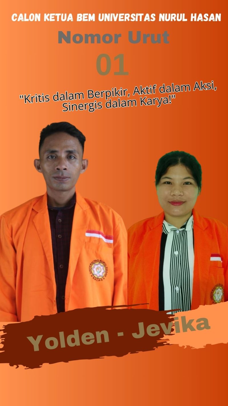 pasangan calon nomor urut 01, Yolden Boeng dan Jevika Tomodi
